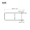 DTGN M8x60x200mm (Screw Diameter x Width x Length) Square U-Bolt