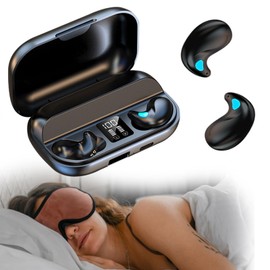 Xmenha Mini unsichtbare kleinste Kopfhörer Bluetooth in Ear kabellos Kopfhörer Bluetooth im Ohr Kopfhörer zum Schlafen Wireless Sleep Earbuds Kopfhörer für kleine Ohren Schlafkopfhörer Seitenschläfer