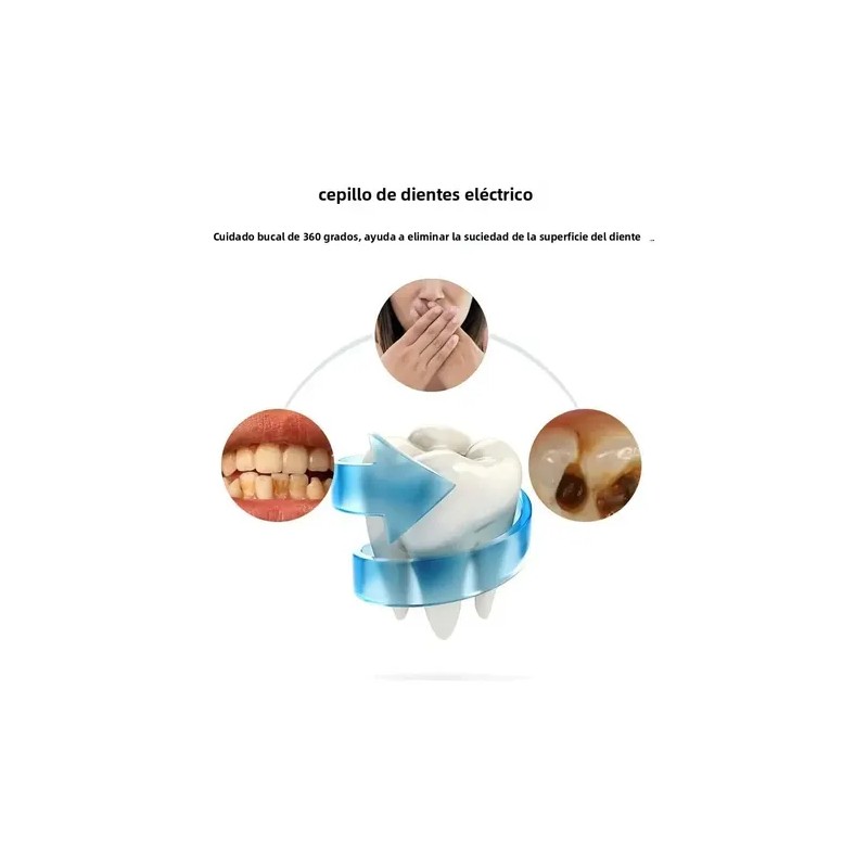 Blanqueador Dental Forma U Con Vibración Resistente Al Agua
