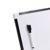 VIZ-PRO Magnetic Dry Erase Board, Small Hanging Board/Writing Whiteboard, Black