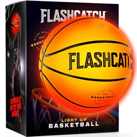 Light Up Basketball - Glow in the Dark - Sports Gear Accessories Gifts for Boys 8-15+ Year Old - Kids, Teens Gift Birthday Ideas - Cool Teen Boy Toys Ages 8 9 10 11 12 13 14 15 Age Outdoor Teenage