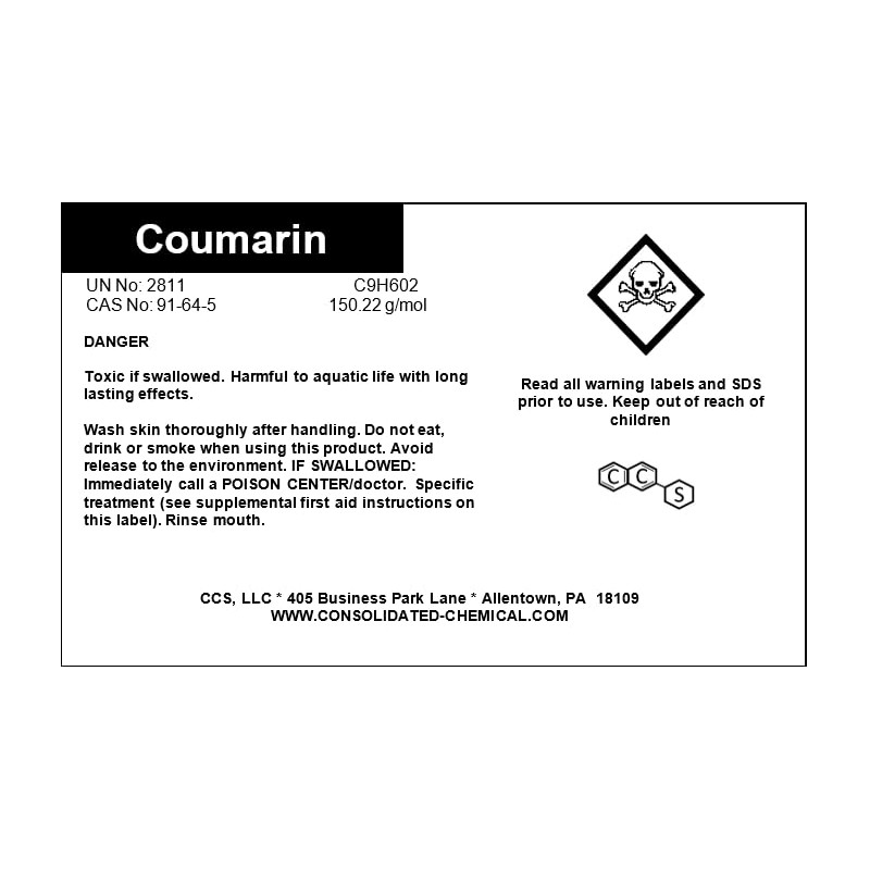 Coumarin High Purity Aroma Compound (25 Grams)