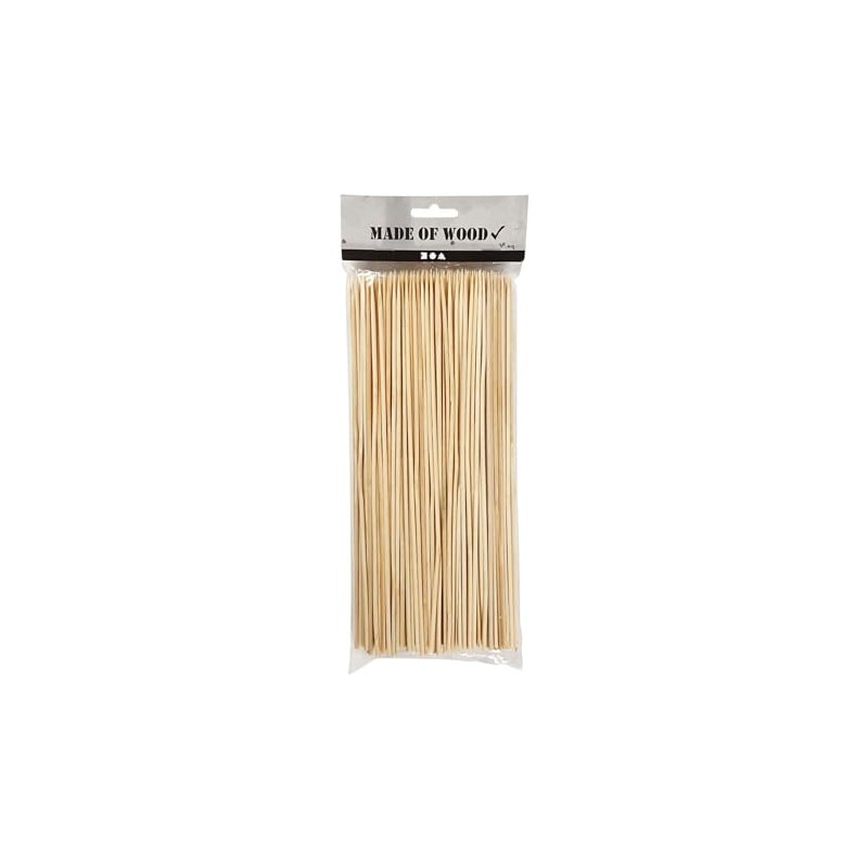 Creativ Company 10902 Pack of 200 Bamboo Skewers
