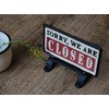 Dulton S455-180OC Reversible Sign Stand, Open Closed, Solid Worker with