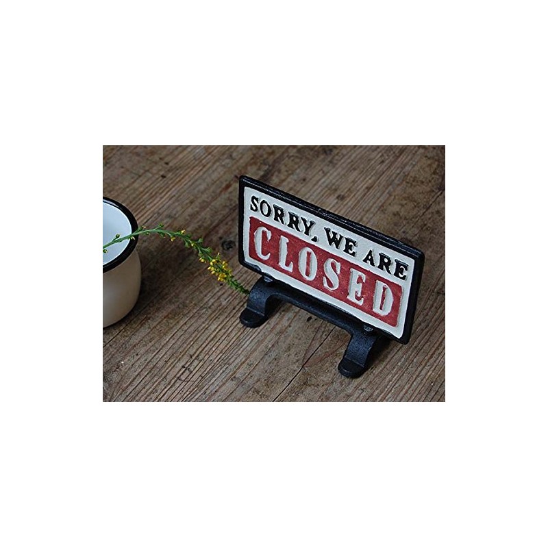 Dulton S455-180OC Reversible Sign Stand, Open Closed, Solid Worker with