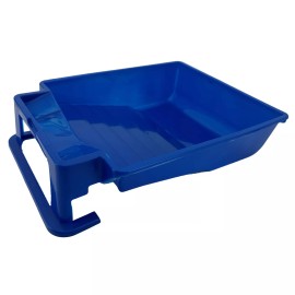 MBS 9" Deep Well Paint Tray & Paint Tray Liners with Brush Holder - Pack of 8 Trays (NO LINERS)