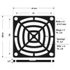 Fan Grille + Dust Filter 60 x 60 mm 45ppi