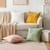 MIULEE Corduroy Cushion Covers Pack of 2 Decorative Modern Patchwork