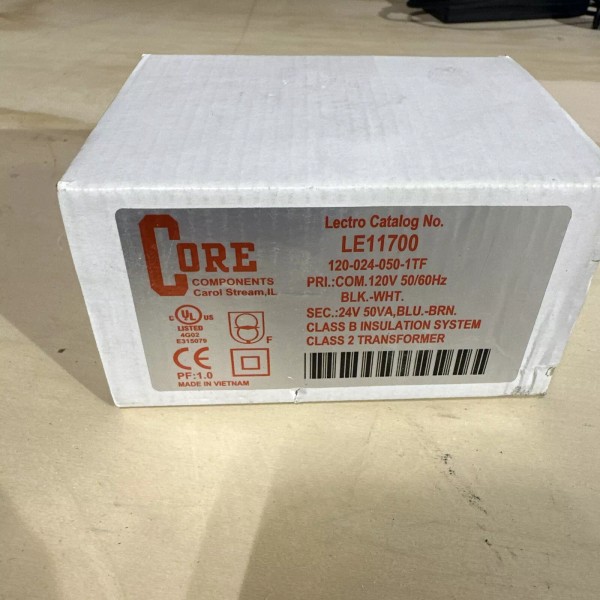 Lectro LE17000 Control Transformer Core Components 120 24v Class 2