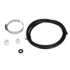 Fdit Chlorinator Feeder Connection Pack with Nut Gasket Clamp Tubing
