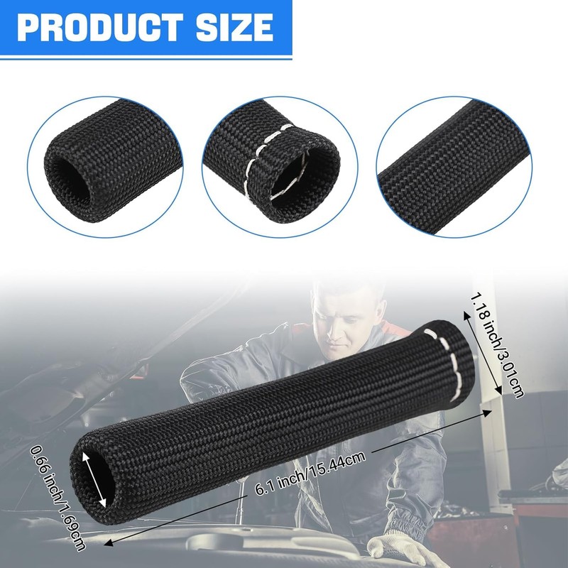 8 PCS Spark Plug Boot Protector 2500° Spark Plug Wire