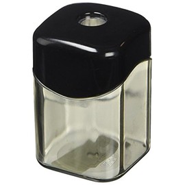 M + R 709230000 Sharpener MG Easy Container Sharpener, Black/Smoke
