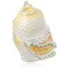 PIEARTH EX575-4 Jewelry Box, Tiara Owl (Citron Yellow), Crystal Resin