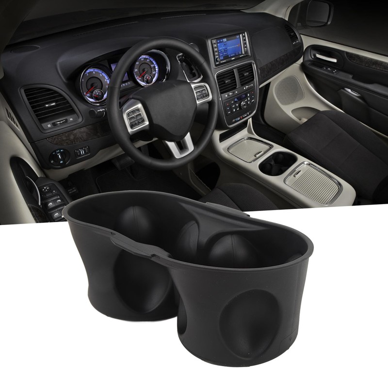 Center Console Cup Holder 1WV70DX9AA Rubber Dual Cup Holder Insert
