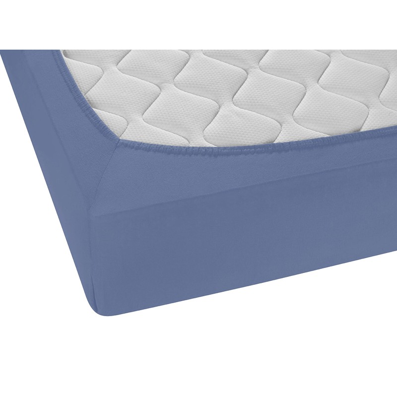 Biberna Fine jersey fitted sheet (Max. mattress height 22 cm)