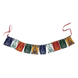 Unbranded Prayer Flag Divya Mantra Om Shree Ganeshaya Namah - approx. 4"x3"
