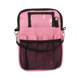 Harilla Nurse Waist Bag Waist Organiser with Multiple Pockets Belt with Adjustable Waist Belt Nurse Waist Bag Pink