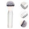 SAFIGLE Men Travel Shave Brush Lightweight Portable Beard Brush for