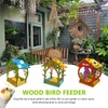 Bird Feeder - Wooden Bird Feeders for Outdoors - Decorative