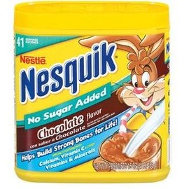 Nestle Nesquik No Sugar Added Chocolate Powder 16 Ounce (Pack of 3)
