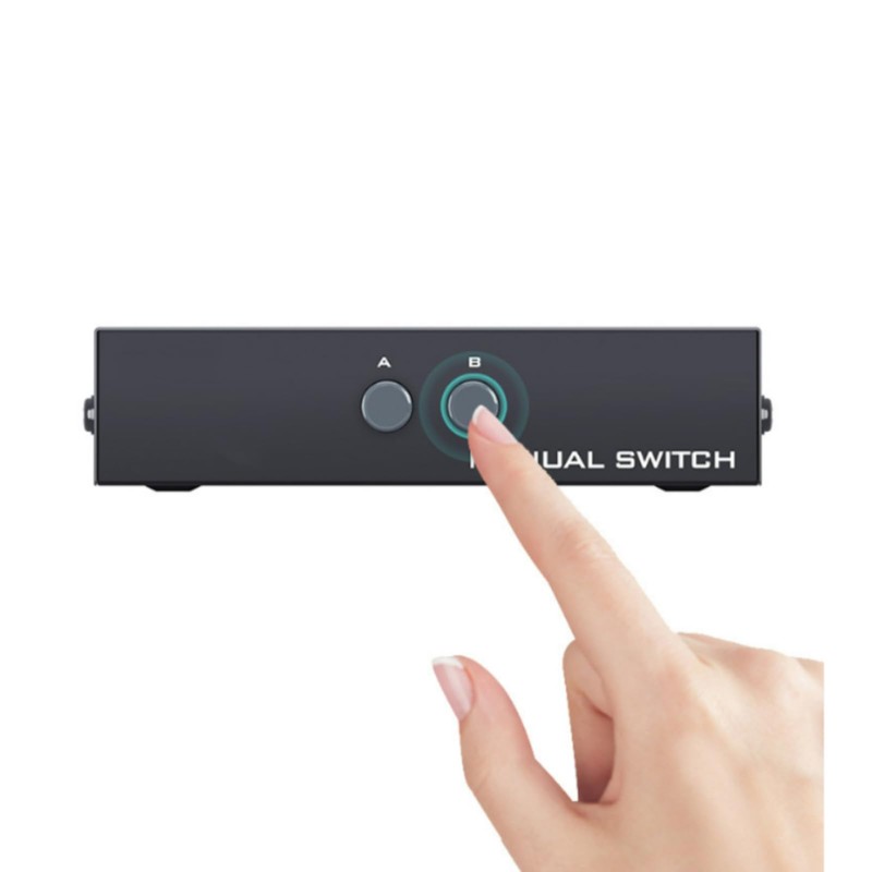 Serial DB9 Pin RS232 Switcher Sharer Splitter 2 in 1