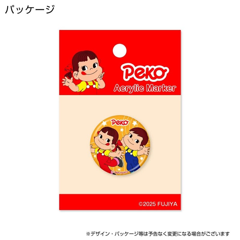 HOKUSHIN TRADING MK0513 Golf Ball Marker Peko-chan Acrylic Marker Peko-chan