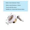 LWCUSNJ 6 pcs Shower Door Rollers Wheels, Bathroom Glass Door