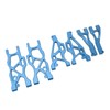 RC Front Rear Suspension Arm Set Aluminum Lower Upper Swing