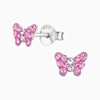 Children's Girls' Jewellery Set 925 Sterling Silver Cubic Zirconia Butterfly