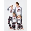 PATPAT Family Matching Christmas Pyjamas Tree Snowflake and Letters Print