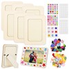 HWSWSH 8 Pieces Wooden Picture Frames for Painting with 4