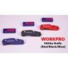 WORKPRO Heavy Duty Folding Utility Knife Pocket Box Cutter Quick