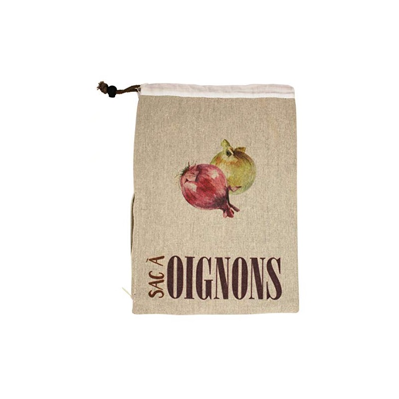 Danesco Manufacturing 6123355LN Onion Storage Bag, Cream, Size: 8 ×