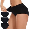 ShieldEase Washable Incontinence Underwear for Women - Cotton Leakproof Briefs,