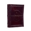 Indra Yin Yang Leather Journal Notebook