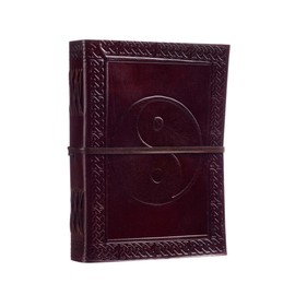 Indra Yin Yang Leather Journal Notebook