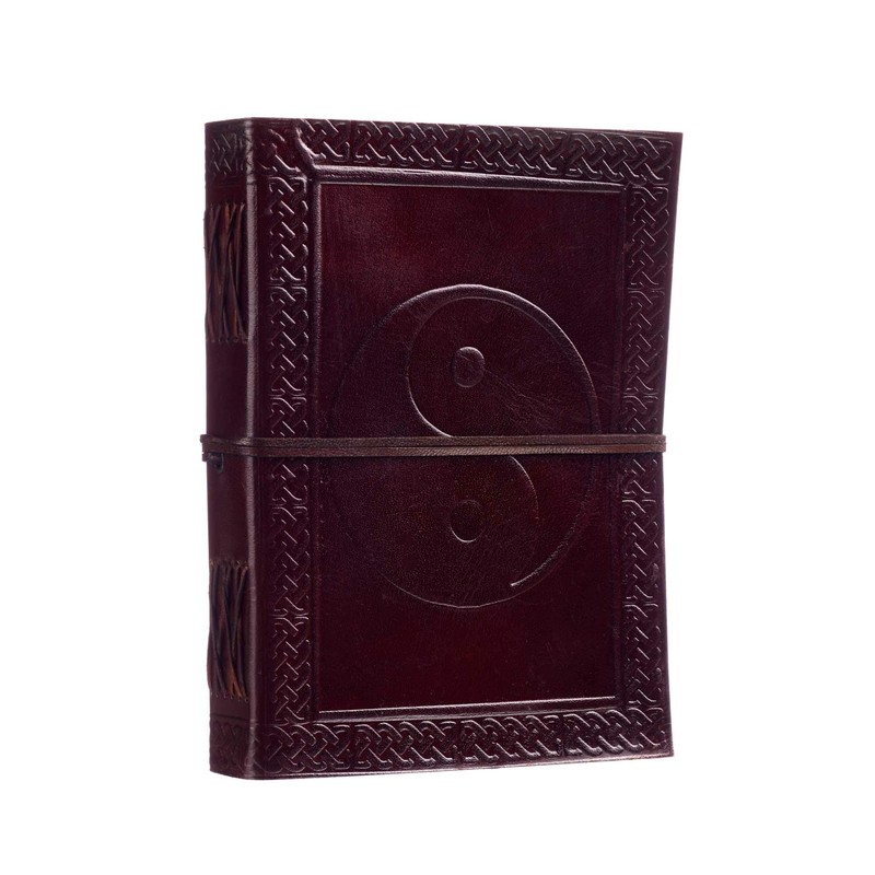 Indra Yin Yang Leather Journal Notebook