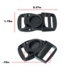 Craft County Plastic Swivel Side Release Buckle – Nylon Webbing