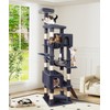 AMHANCIBLE Large Cat Tree, 83 Inch Multi-Level Tall Tower for