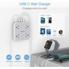 USB C Wall Outlet Splitter, TESSAN 4 Multi Plug Outlet