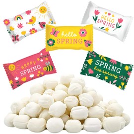 Fruidles Happy Spring Season Buttermints, Mint Candies, After Dinner Mints, Butter Mint Candy, Fat-Free, Individually Wrapped (55 Pieces)