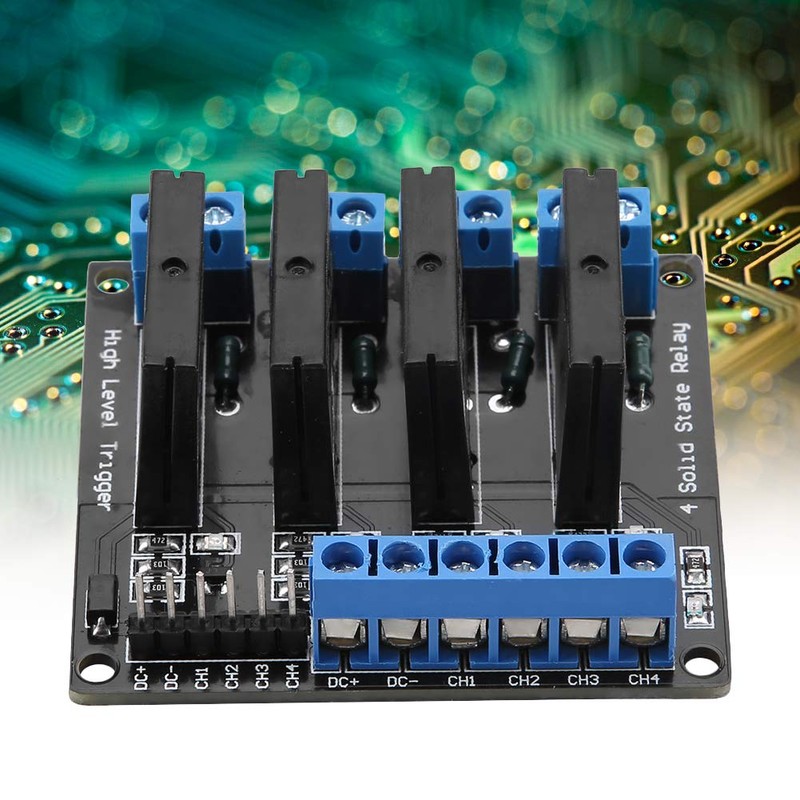 Solid State Relay Module 4 Channel Relay Module DC AC