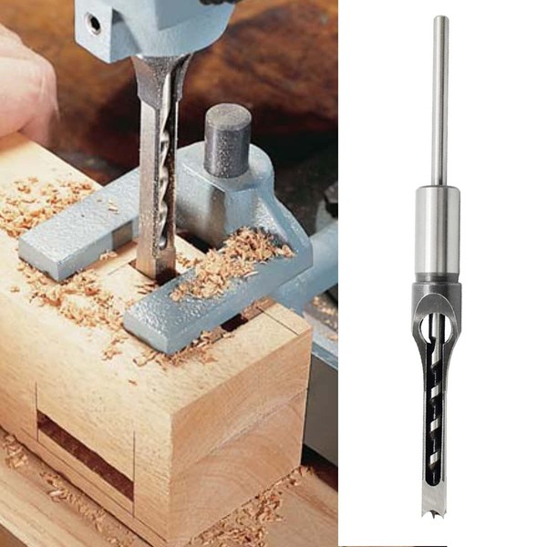SagaSave 1/2" Square Hole Drill Bit Opener, 12.7mm High-Carbon Steel