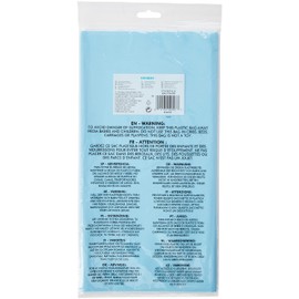 Solid Powder Blue Rectangular Plastic Table Cover (137cm x 274cm) 1 Count - Elegant & Durable Tablecloth for Parties, Events, and Home Use