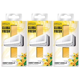 Areon Clima Air Freshener Home Conditioner Sweet Vanilla Multi Pack Set of 3