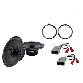 Harmony Audio HA-R65 Compatible with Honda Accord 2003-2007 Car Stereo Rhythm Series 6.5Replacement 300W Speakers, HA-727800 Replacement Harness & HA-827803 Aftermarket 5.256.5Speakers Adapter Kit