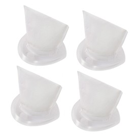 HQRP 4-pack Filter compatible with Black+Decker DUSTBUSTER BDH7200CHV BDH9600CHV BDH1000CHV Hand Vac, Black & Decker EVF100 Replacement