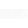 Blank Keyboard Sticker White Background for Desktop, Laptop and Notebook