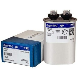 B9456-53 - 15 uf MFD 370 Volt VAC - Goodman Oval Run Capacitor Upgrade