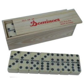 Domino de Melamina Caja de Madera 50x25x10mm